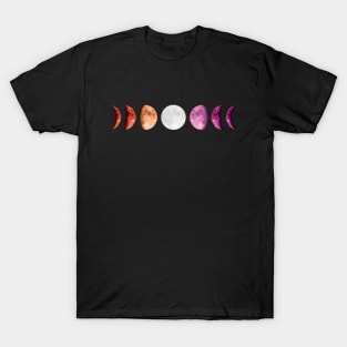 Lesbian Moon Phase T-Shirt